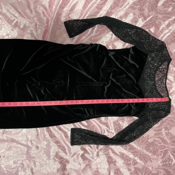 Velvet black dress with lace H&M - Picture 8 of 8